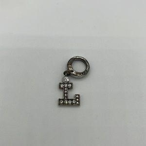 Fossil “L” bracelet charm